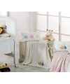 Nanos �ift Kat Yumu�ac�k T�ys�z Bebek Battaniyesi 110x140 Mavi