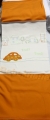  �ift Katl� T�ys�z Bebek Battaniyesi - Turuncu Arabal�