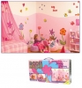 64�l� Funky Flowers - �i�ek Bah�esi ��kartma Seti