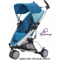 Quinny Zapp Xtra �ift Y�nl� 3 Tekerlekli Bebek Arabas� Blue Scratch-Mavi
