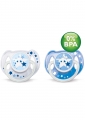 6-18 Ay Silikon Ortodontik %0 BPA 2�li Gece Emzi�i