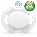 %0 BPA 0-6Ay Geli�mi� Ortodontik Emzik Beyaz
